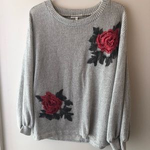 PLEIONE floral sweater